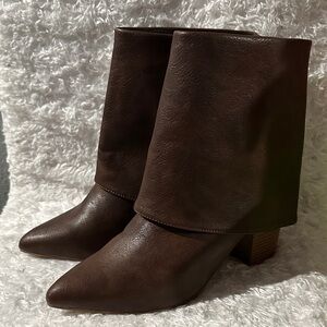 Brown Leather Ankle Boots